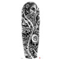 Sale】For Full Arm Tattoo Waterproof Large Flower Arm Tattoo Sketch Sketch Black and White Direct. 