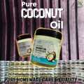 Pure Virgin Coconut Oil Cold-Pressed 500ml - Chemical free, 100% Natural, Freshly made in Nepal by PK Organic -  For Soft and Long Hair , Baby Massage , Hydrated Skin , Gentle, Natural Relief for Diaper Rashes , Reduced Inflammation. 