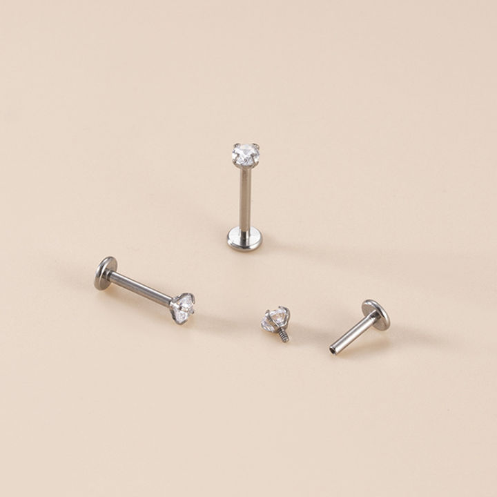 1%20Piece%204-claw%20Internally%20Thread%20G23%20Titanium%20Fresh%20Piercing%2016Gauge%20Labret%20Stud%20Ear%20Helix%20Tragus%20Piercing%20SEVICH%20-%20Image%204