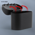 DISICHEN Luxury Portable Car Trash Can Hanging Mini Vehicle Garbage Organization With Lid Multifunctional Folding Automotive Garbage Storage Box. 