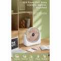 Small Fan Rechargeable Desktop Mini Fan Lightweight Strong Wind Portable Electric Fan Silent Design High Air Volume TriPole Desk Fan Outdoor. 