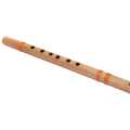 Brown E Scale Bamboo Wood Flute 17 Inches. 