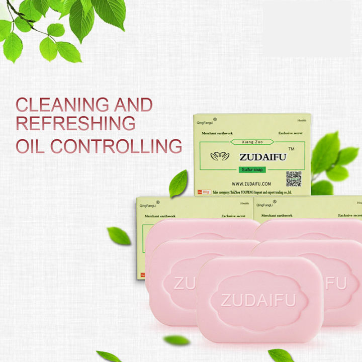 【Cost-effective】Cheapest zudaifu Sulfur Soap Skin Conditions Acne Psoriasis Seborrhea Eczema Anti Fungus Bath Healthy Soaps Eczema Zudaifu Soap