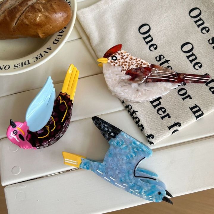 Personalized%20Cute%20Cartoon%20Animal%20Shark%20Clip%20Creative%20Woodpecker%20Hair%20Claw%20Headwear%20Swallow%20Bird%20Hair%20Claw%20Travel%20-%20Image%207