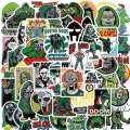 50 Sheets of Rapper Mf Doom Graffiti Stickers for Notebooks and Suitcases DIY Waterproof Decals. 