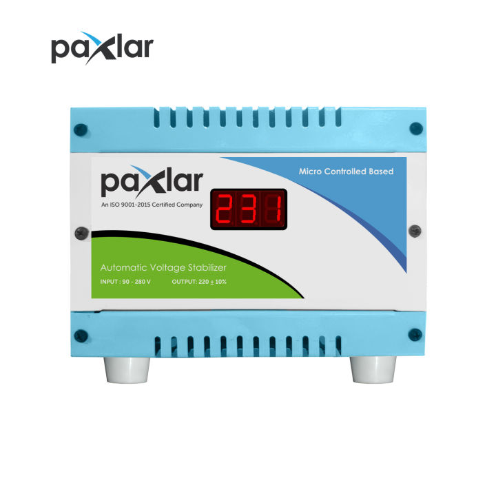 Paxlar Digital Voltage Stabilizer 1 KVA, 90V-300V
