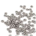 fasdaga 300 Pcs M2 Stainless Steel Fastener: 100 Pcs DIN934 Metric M2 Hex Nuts for Bolt & 200 Pcs DIN125 Flat Washers Spacers. 
