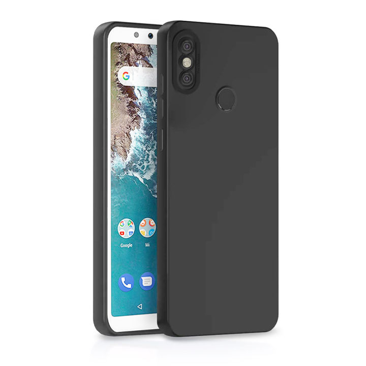 Silicone Case for Xiaomi Mi A2  - Camera Protective Flexible Phone Back Cover