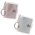 2PCS PVC Jewelry Accessories Portable 2 Inch Photos Holder For Photos Cards Mini Photo Albums. 