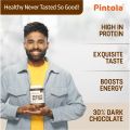 Pintola Peanut Butter Chocolate Flavour Creamy 1kg - 18.6g Protein & 5.2g Dietary Fiber, Made with Premium Roasted Nuts & Cocoa, Gluten Free, Zero Cholesterol & Trans Fat, Vit E & B3, Dark Chocolate. 