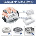 NAMUNY 20Pcs Cat Water Fountain Replacement Filters, for Ceramic Pet Drinking Fountain Stainless Steel Pet Water Fountain. 