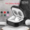 Lenuo Luxury TPU Armor cover for Samsung Galaxy Buds2 headphone protector accessory with hook. 