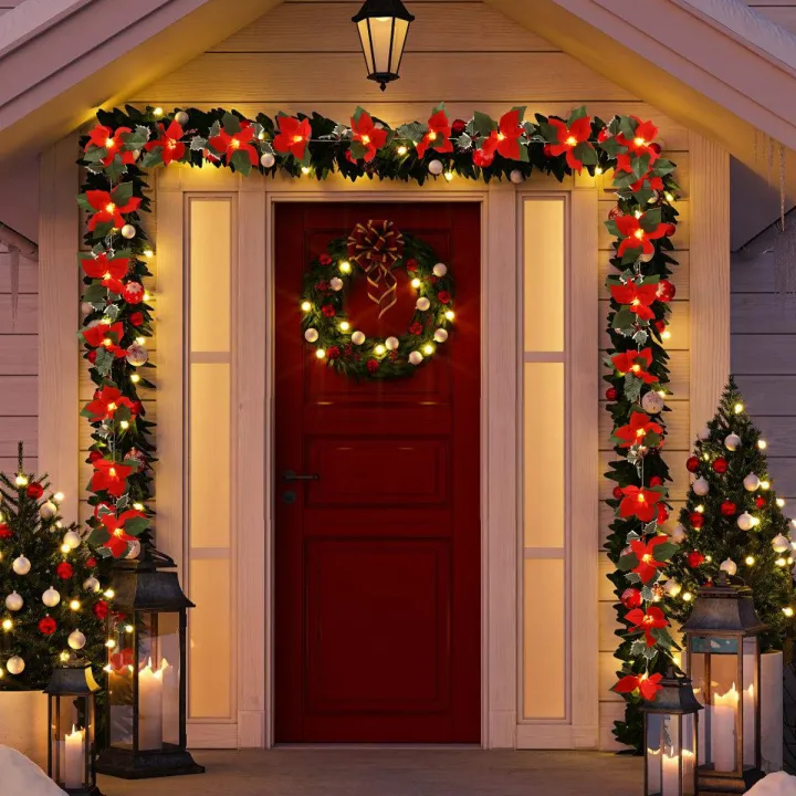 Original%202M10LED%20Christmas%20Garland%20Lighting%20Strings%20Artificial%20Red%20Flowers%20Holly%20Leaves%20for%20Home%202024%20Xmas%20Ornament%20New%20Year%20Gifts%202025%20-%20Image%203
