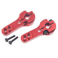6pcs 25T Aluminum Servo Horn M3 threads Steering Arm High Torque Servos Motors Parts RC Car Plane Boat. 