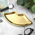 Cosmetic Stainless Steel Tray Decorative Necklace Watch Lip Shaped Tray Ring Bracelet Jewelry Tray for Home Bedroom Dressing room Jewelry store Gift. 