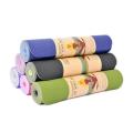 TPE Yoga Mat 6mm Double Color – Non-Slip, Eco-Friendly, Lightweight & Durable for All Yoga Styles. 