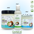 PK Organic Extra Virgin Coconut Oil – Cold Pressed 500ml, 180ml, 100ml | Baby & Skin Care | Made in Nepal for Maximum Purity & Freshness | Chemical-Free, No Additives, Unrefined | 100% Pure, Premium quality Coconut oil. 