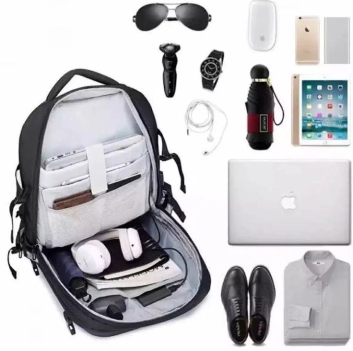 Waterproof%20Wiersoon%20Anti-theft%20Nylon%20Laptop%20Backpack%20-%20Image%203