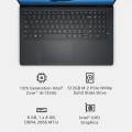 Dell 15 DC15250 Intel Core i5 1334U 13th Gen – 8GB DDR5 RAM – 512GB NVMe SSD Storage – 15.6" FHD Touchscreen Display - Windows 11 Home - Carbon Black. 