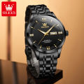2025 New Euryst Olevs Fully Automatic Mechanical Watch Business Double Calendar Men's Watch Cross border Men's Watch. 