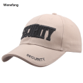 Wenefang SECURITY Baseball Hat Embroidered Peaked Cap for Men and Hot Selling Women Summer Outdoor Sun Protection Breathable Sun Hat. 