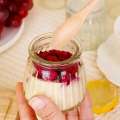 Yogurt Pudding Glass Jar Mini Mousse Drinking Bottle with Lid High Temperature Resistant Homemade Juicing Milk Storage Container. 