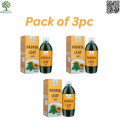 Papaya Leaf Juice 500ml Pack of 3pc. 