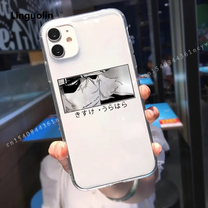 Linguolin%20Anime%20Bleach%20Kurosaki%20Ichigo%20Phone%20Case%20for%20IPhone%2015%2011%20X%20XR%20XS%207%208%2014%20Plus%20SE2%2012%2013%20Pro%20MAX%20Kisuke%20Urahara%20Transparent%20Coque%20-%20Image%207