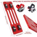 1Pcs New Adjustable Precision Cutting Machine Base Plate Aluminum Alloy Portable Saw Flip Cover Circular Saw Guide for Accurate Cut. 