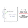 3Inch Mini Kpop Photocard Binder Book Binding Machine Transparent Acrylic Photo Album Ins Photo Album For Photographs Home Decor. 