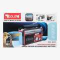 Golon Rx-381 Multimedia Radio Set 'Usb/ Sd Card/ Tf Card/Bluetooth & Flashlight With Built-In Rechargeable Battery. 