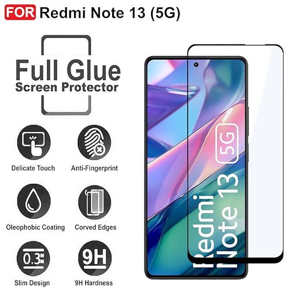 Redmi%20Note%2013%20(5G)%20Tempered%20Glass%20%7C%20Screen%20Protector%20Full%20HD%20Quality%20Tempered%20Glass%20Anti-Scratch%20Edge%20to%20Edge%20-%20Image%204