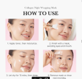Medicube Collagen Mask / Overnight Wrapping Peel Off Facial Mask – Firming, Hydrating & Rejuvenating Night Mask for Smoother, Plumper Skin – Enriched with Hydrolyzed Collagen and Peptides. 