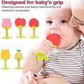 New Baby Teether Fruit Shape Silicone Safe Teething Chew Toys Infants Pacifier. 