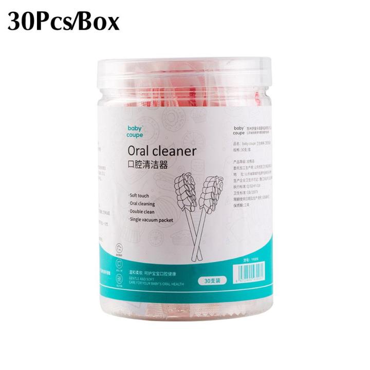Mengshan%E3%80%902025%20Version%E3%80%91%202025%20NEW%20Oral%20Baby%20Paper%20Stick%20Gauze%20Disposable%20Baby%20Special%20>%2030pcs/Box%20Tongue%20Cleaner%20Toothbrush%20Cleaning%20Brush%20Stick%20Teeth%20Care%20-%20Image%203