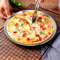 4 Pack 12 Inch Pizza Tray,Stainless Steel Pizza Oven Baking Tray,Round Pizza Baking Sheet,for Baking Roasting Serving. 