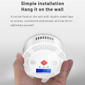 1 PCS Tuya Wifi Carbon Monoxide Detector with LCD Display 70DB Alarm Sound White ABS CO Gas Sensor Home Security Protection Smart Life. 