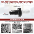 2Pcs 3/8 inch 10Mm Inline Abs One Way Water Non Return Check Valve For Fuel Gas Liquid Air. 