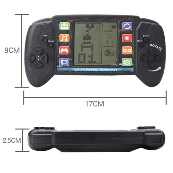 2X%20Pocket%20Handheld%20Video%20Game%20Console%203.5in%20LCD%20Portable%20Brick%20Game%20Player%20with%20Built-in%2023+26%20Games%20(Black)%20-%20Image%202