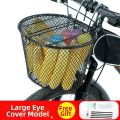 New Easy To Install Portable Hanging Basket Iron Free Installation Large Cart Basket Durable Adjustable Bike Rear Mesh Basket. 