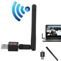 USB WiFi Adapter 1200Mbps USB 2.0 WiFi Dongle 802.11n Wireless Network Adapter High Gain Antenna For Desktop. 