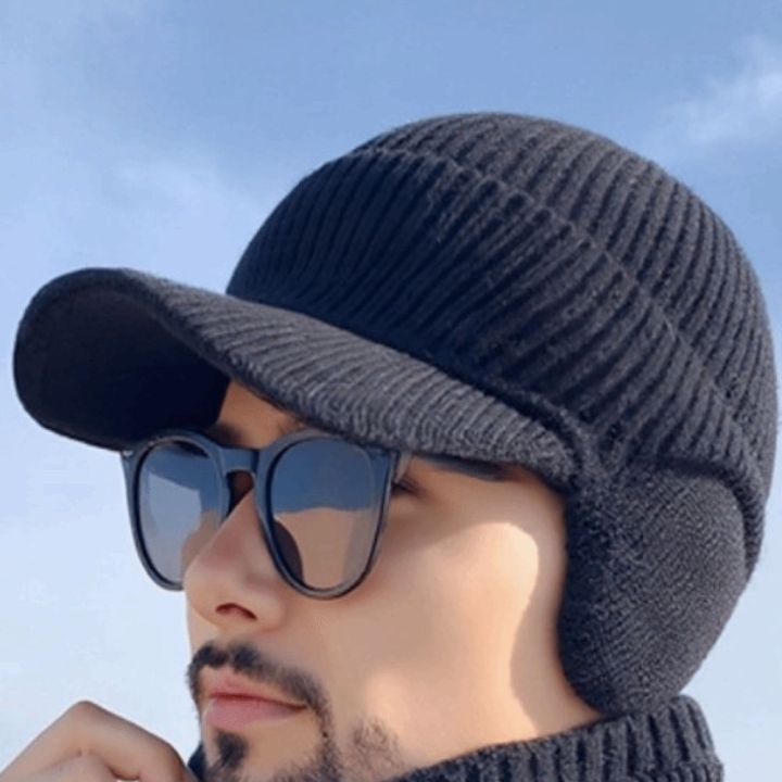 Fashion%20Ear%20Protection%20Men%20Knitted%20Cap%20Knit%20Wool%20Casual%20Beanies%20Hat%20Short%20Brim%20Keep%20Warm%20Ski%20Earflap%20Hat%20Cycling%20-%20Image%208