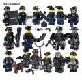 HaohuishopLuxury Gift Toys Army Lego Education Building Blocks Soldier Fifty percent discount Pieces 16 Pack Mini Figures SWAT Series Kids Toys. 