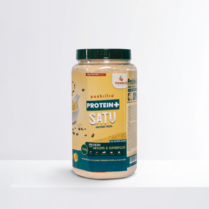 Poshilo's Protein+  Satu 750 gm (Local Sattu)