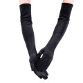 Elegant Elastic Cosplay Dinner Dress Banquet Autumn Etiquette Mittens Velvet Long Gloves Women Gloves Wedding. 