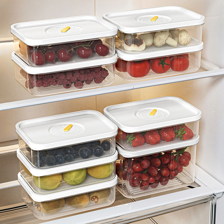 Refrigerator%20Sealed%20Fresh-Keeping%20Box%20Fruit%20Meat%20Freezing%20Storage%20Cans%20Kitchen%20Plastic%20Food%20Organizer%20Case%20Container%20Lunch%20Box%20Qingyue%20-%20Image%202