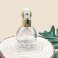Douyin same 50ML clear glass bottle 18mm airbag spray bottle high-value perfume bottle empty bottle high-end wholesale. 