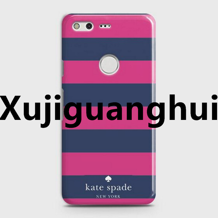 Xujiguanghui Google Pixel Cover Case Blue and dark pin lines Hard Cover- Design 15 Cover