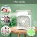 Mini Air Cooler Fan plus Humidifier - Air Conditioner With Water and Ice Compartment. 