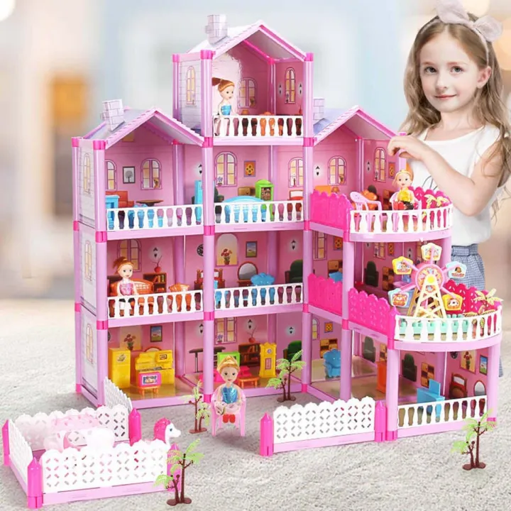 Barbie%20Dream%20House%20Play%20Set%20For%20Kids%20Gift%20-%20Image%202